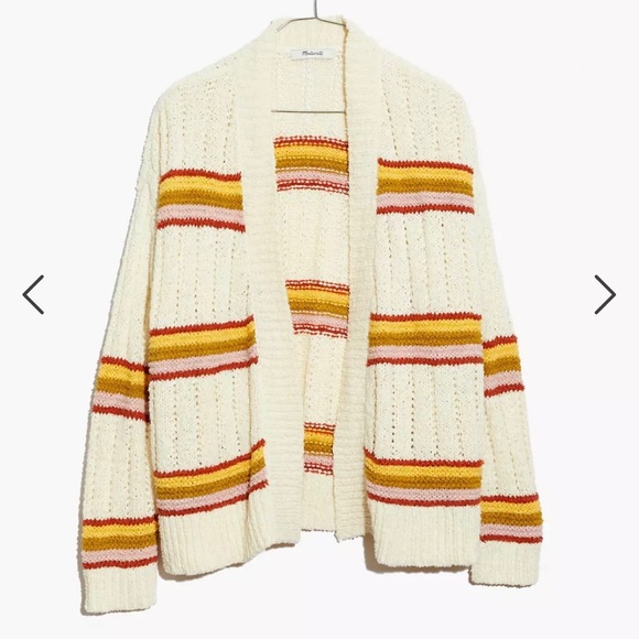 Madewell - Striped Diaz Open Cardigan - Picture 4 of 9